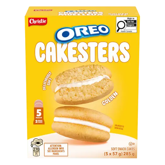 Cakesters Soft Snack Cakes Golden 5 x 57 g