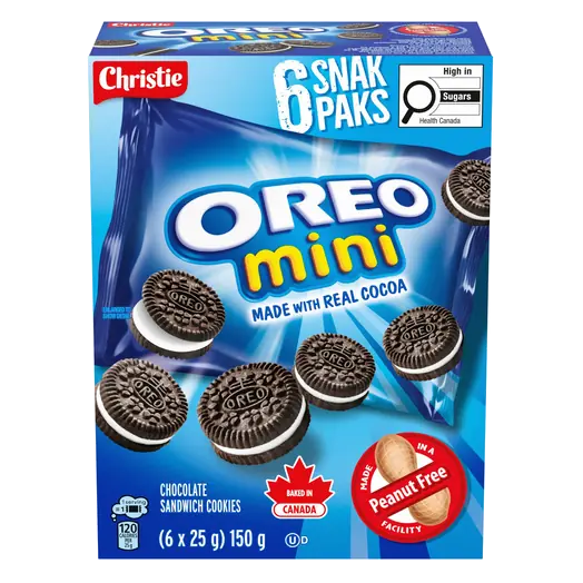 Mini Snak Pak Sandwich Cookies 6 x 25 g
