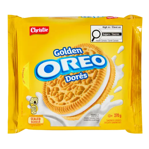 Sandwich Cookies Golden Vanilla 270 g