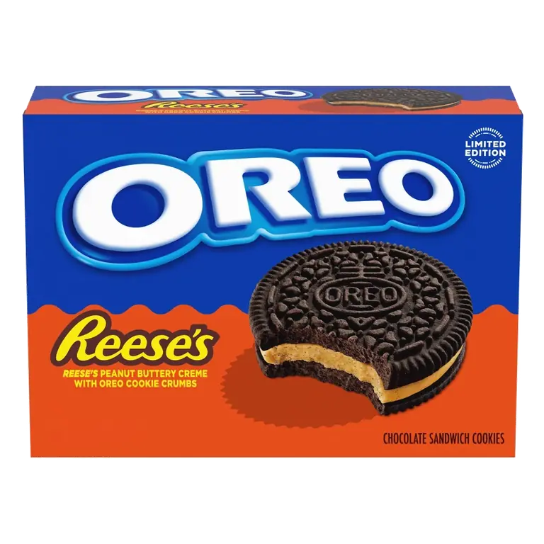 Oreo Reese's Peanut Buttery Creme Chocolate Sandwich Cookies, 10.81oz