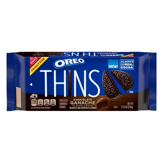 Thins Chocolate Ganache Flavor Creme Sandwich Cookies
