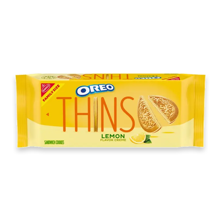 Thins Lemon Creme Sandwich Cookies Family Size