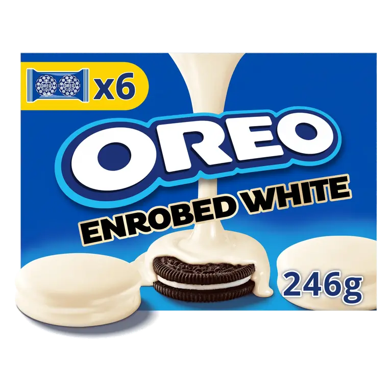 OREO White Chocolate Covered Sandwich Biscuits 246g