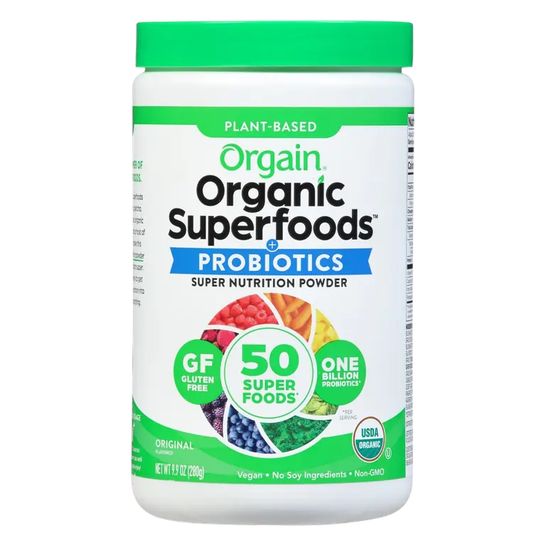 Organic 50 Superfoods + Probiotics Super Nutrition Powder, Original