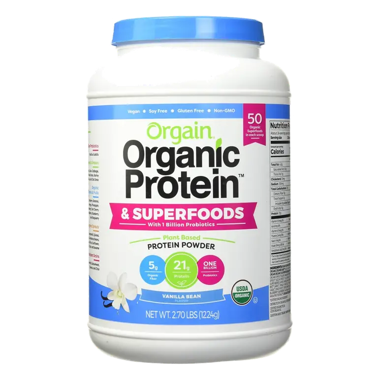 Organic 50 Superfoods Protein 21 G Powder, Vanilla Bean