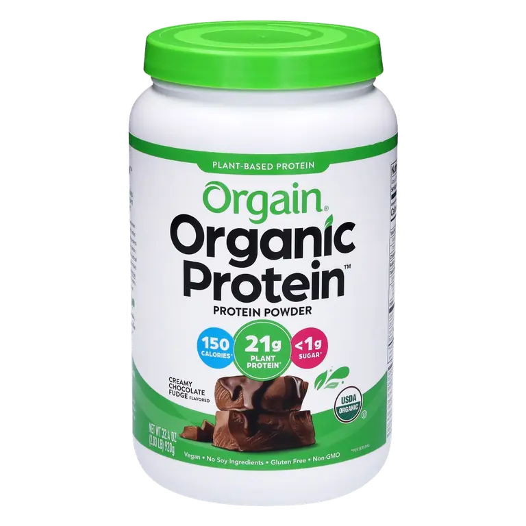 Organic Protein Powder, Creamy Chocolate Fudge