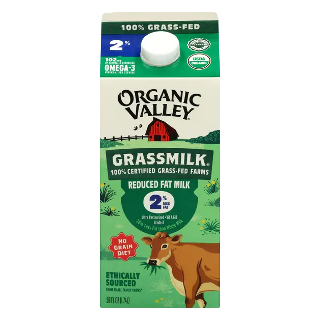 Grass-fed 2% Reduced Fat Milk