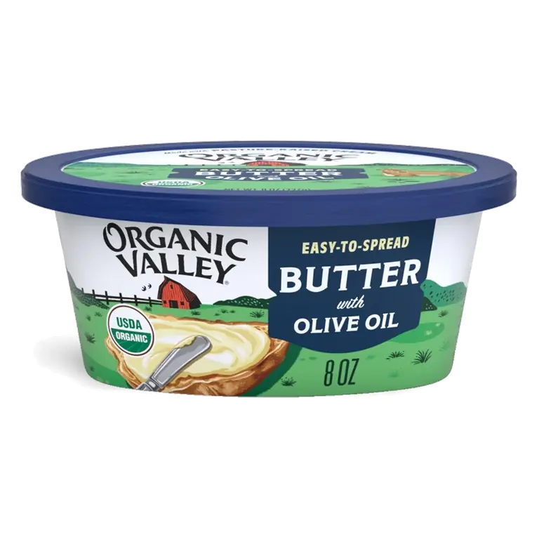 Organic Valley Salted Spreadable Organic Butter, 8oz