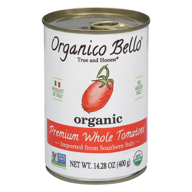 Organico Bello True and Honest Organic Premium Whole Tomatoes