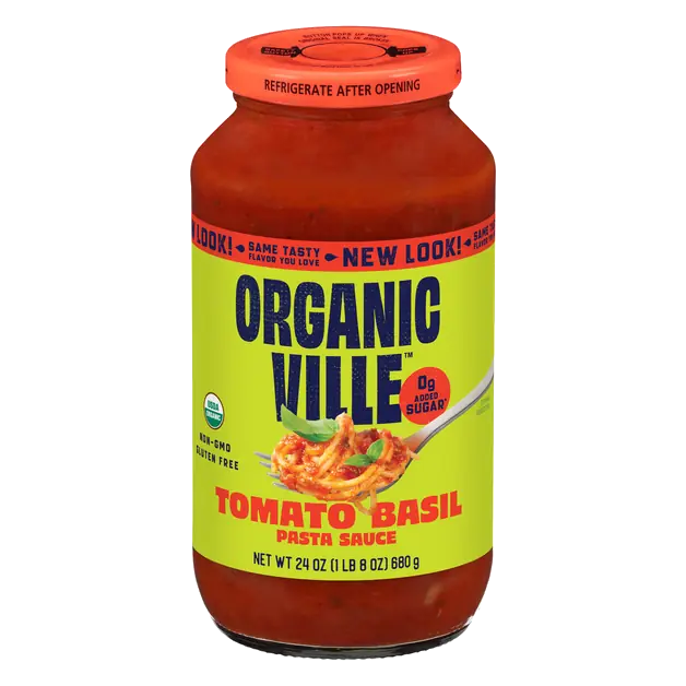 Organic Gluten Free Tomato Basil Pasta Sauce