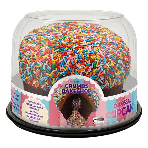 Colossal Cupcake Chocolate Birthday Cake 1.55 kg (frozen)