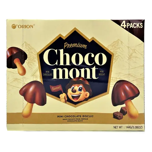 Choco Mont Biscuit Milk Chocolate 144 g