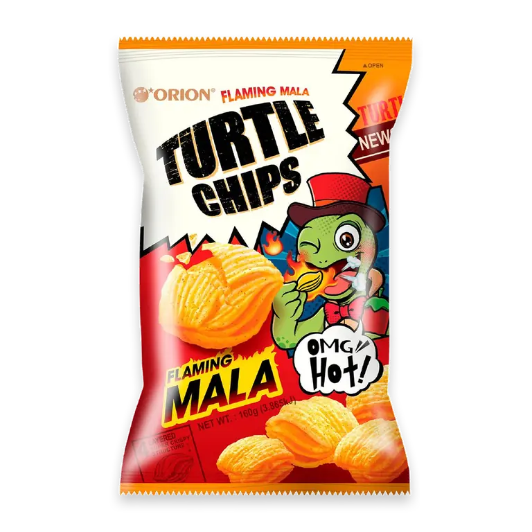 Turtle Chips Flaming Mala