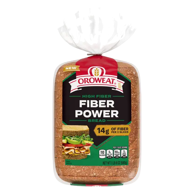 High Fiber Power Bread Sliced