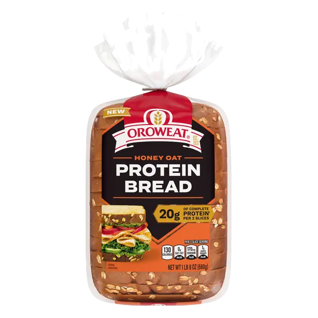 Honey Oat Protein Bread Sliced