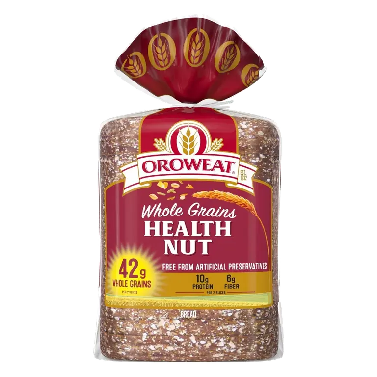 Oroweat Health Nut Bread, 24oz: Whole Grain, Nutty Flavor