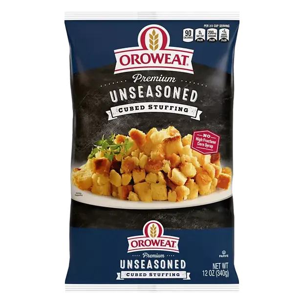 Premium Unseasoned Cubed Stuffing