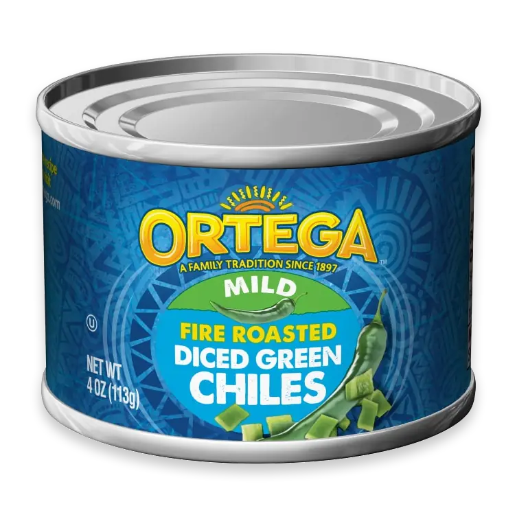 Fire Roasted Mild Diced Green Chiles, Kosher