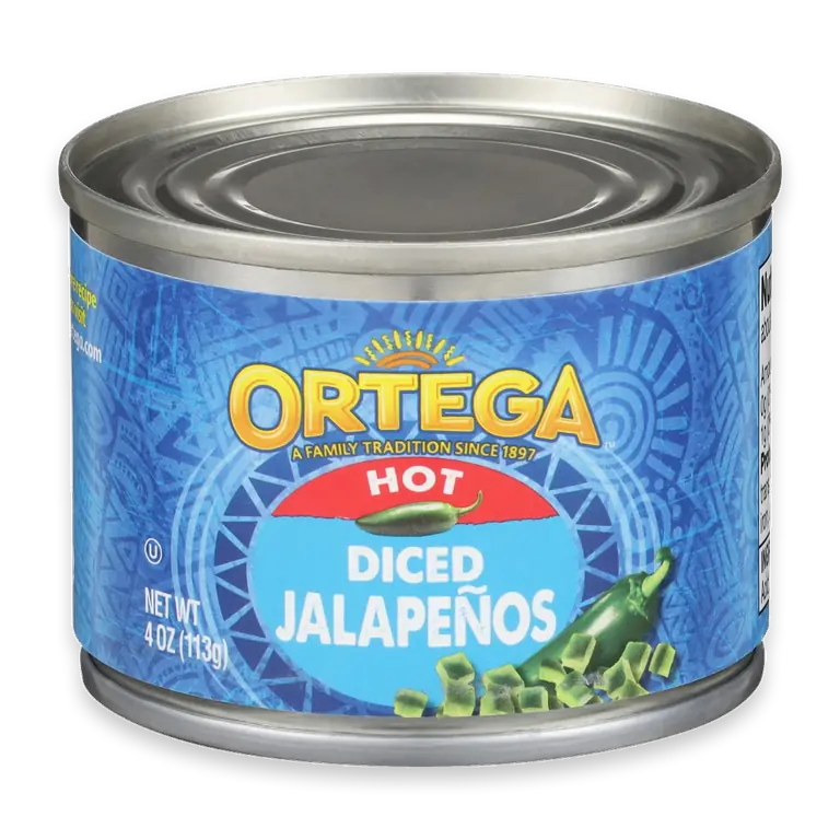 Hot Diced Jalapenos, Kosher