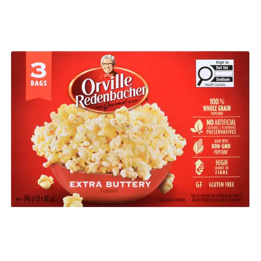 Gluten-Free Popcorn Extra Buttery 246 g