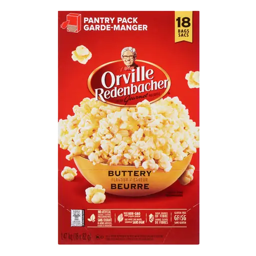 Gourmet Popcorn Buttery 18 x 82 g