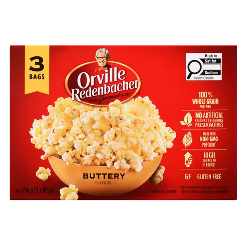 Popcorn Buttery 3 x 82 g