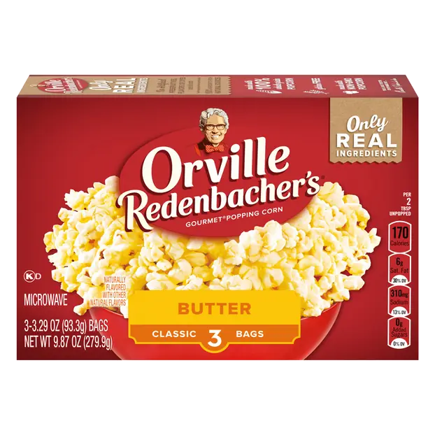 Classic Butter Microwave Popcorn - 3 ct