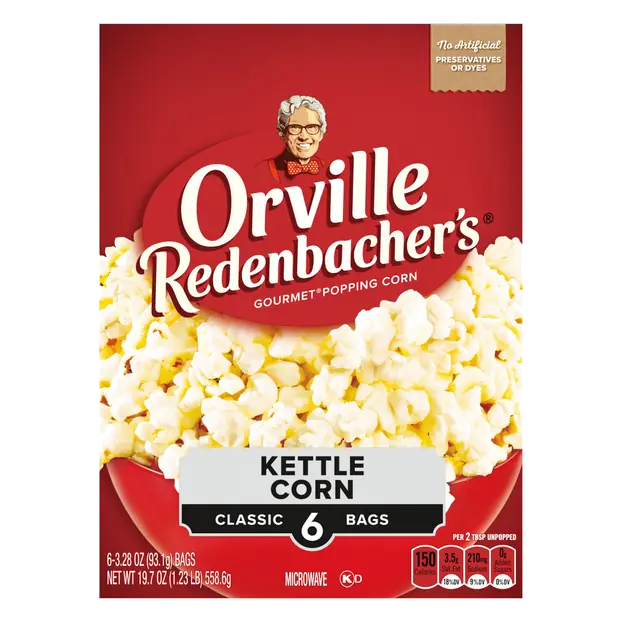 Kettle Corn Classic Bags Microwave Popcorn - 6 ct