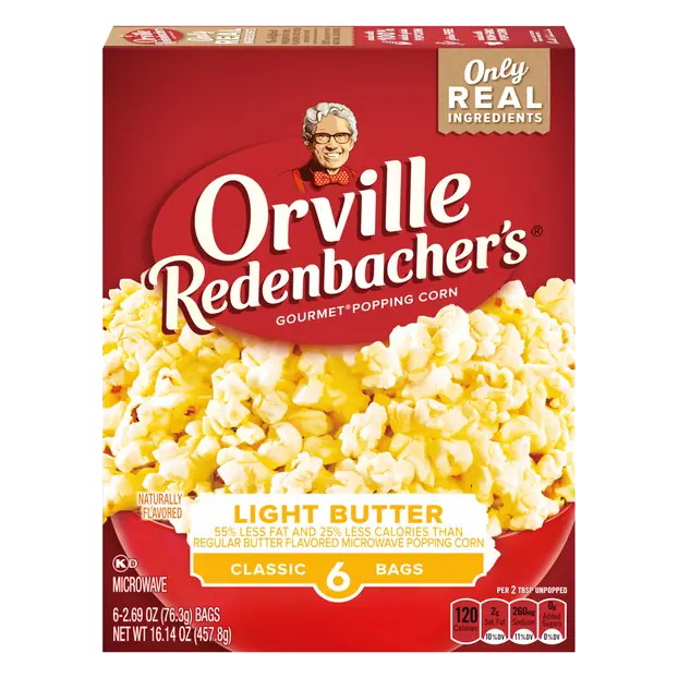 Light Butter Classic Bags Microwave Popcorn - 6 ct