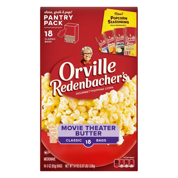 Movie Theater Butter Classic Microwave Popcorn 18 ct