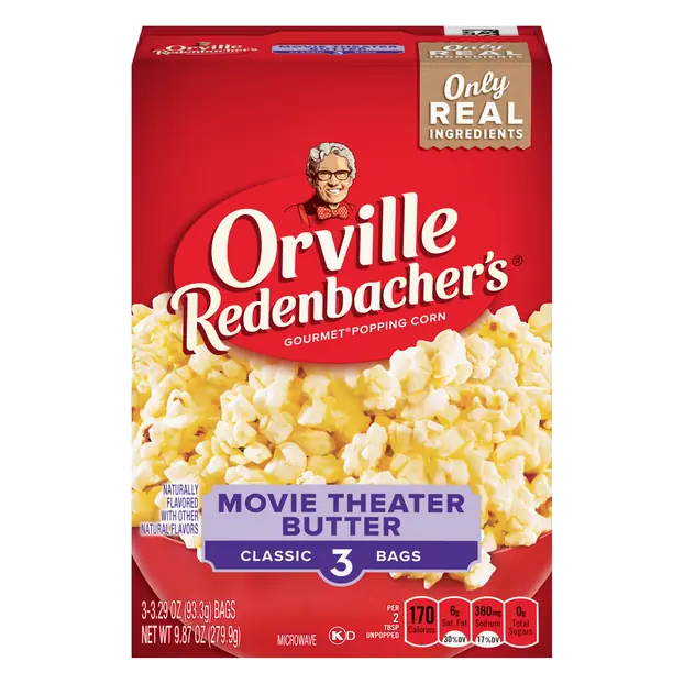 Movie Theater Butter Classic Microwave Popcorn 3 ct