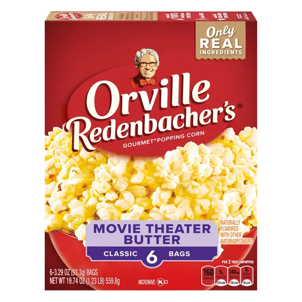 Movie Theater Butter Classic Microwave Popcorn 6 ct