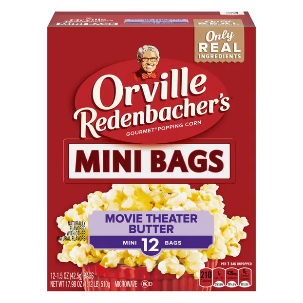 Movie Theater Butter Mini Microwave Popcorn - 12 ct