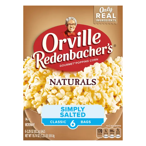 Naturals Salted Classic Microwave Popcorn - 6 ct