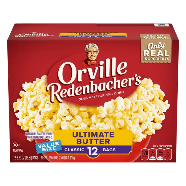 Ultimate Butter Classic Microwave Popcorn - 12 ct