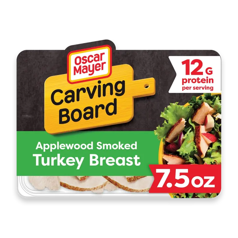 Carving Board Applewood Smoked Turkey Breast Lunchmeat 7.5 oz