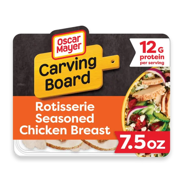 Carving Board Rotisserie Seasoned Chicken Breast Lunchmeat