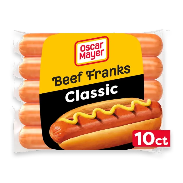 Classic Beef Franks Hot Dogs, Pack