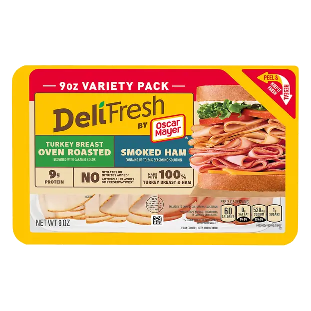 Deli Fresh Oven Roasted Turkey Breast & Smoked Ham Sliced