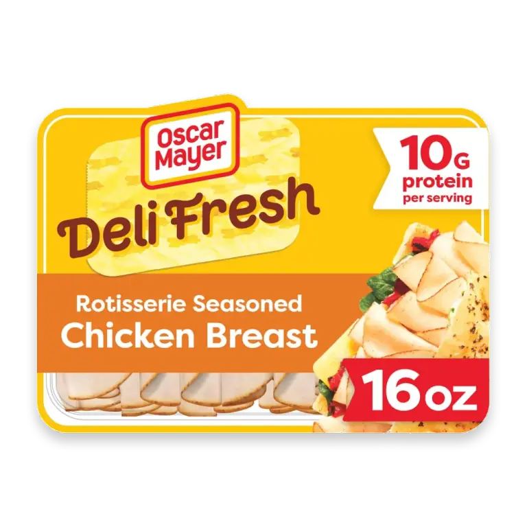 Deli Fresh Rotisserie Seasoned Chicken Breast Thin Sliced Lunchmeat