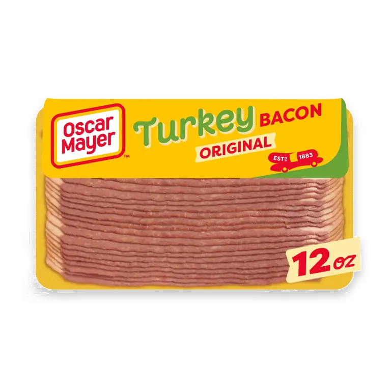 Fully Cooked Gluten Free Turkey Bacon with Less Fat & Less Sodium