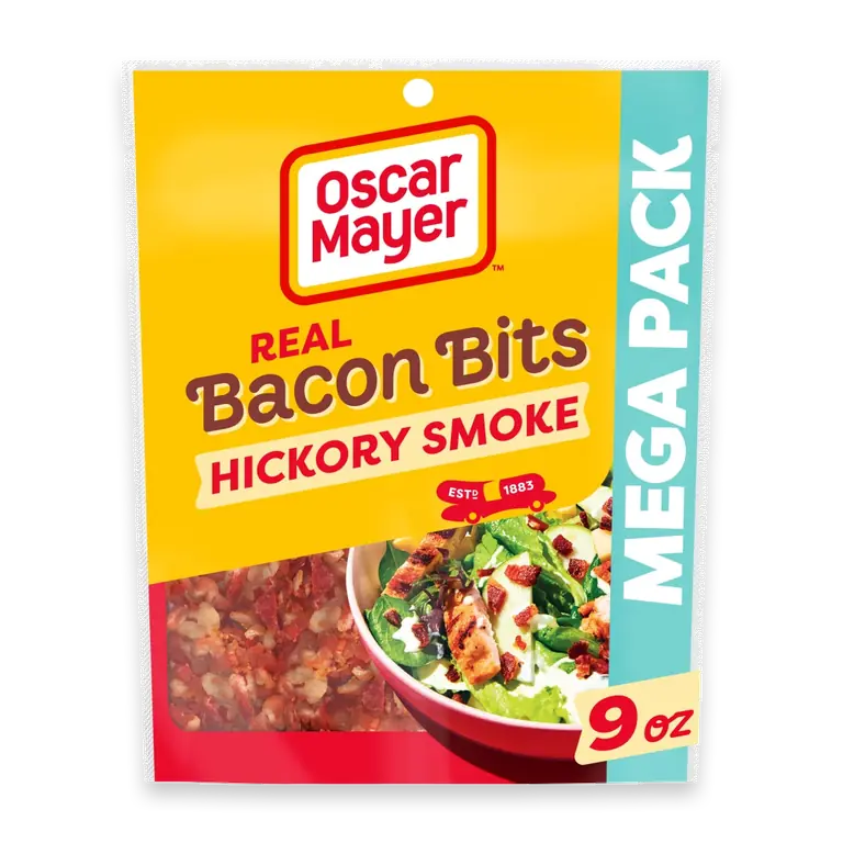 Real Hickory Smoke Bacon Bits Mega Pack, Bag, 2-2.5 cups