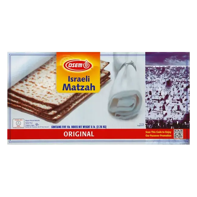 Matzah, Israeli, Original
