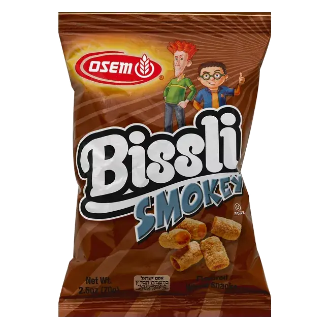 Wheat Snacks, Bissli, Smokey Flavored