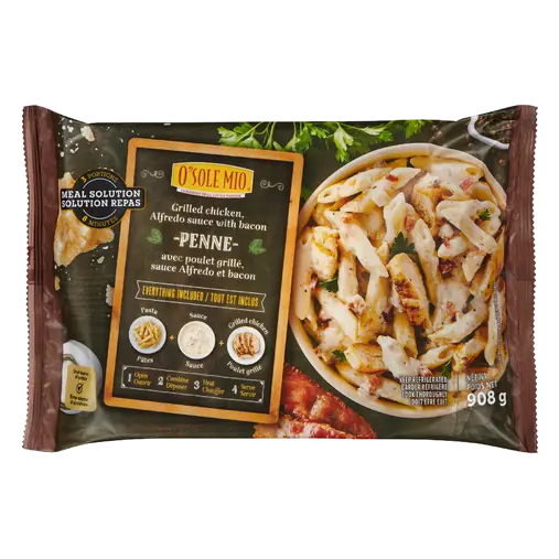 Penne Pasta Grilled Chicken Alfredo Sauce With Bacon 908 g
