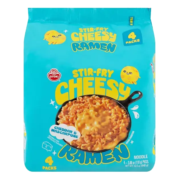 Stir-Fry Cheesy Cheddar & Mascarpone Ramen