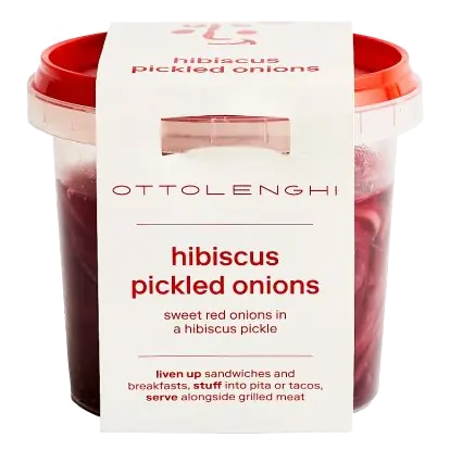 Hibiscus Pickled Onions
