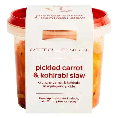 Pickled Carrot & Kohlrabi Slaw