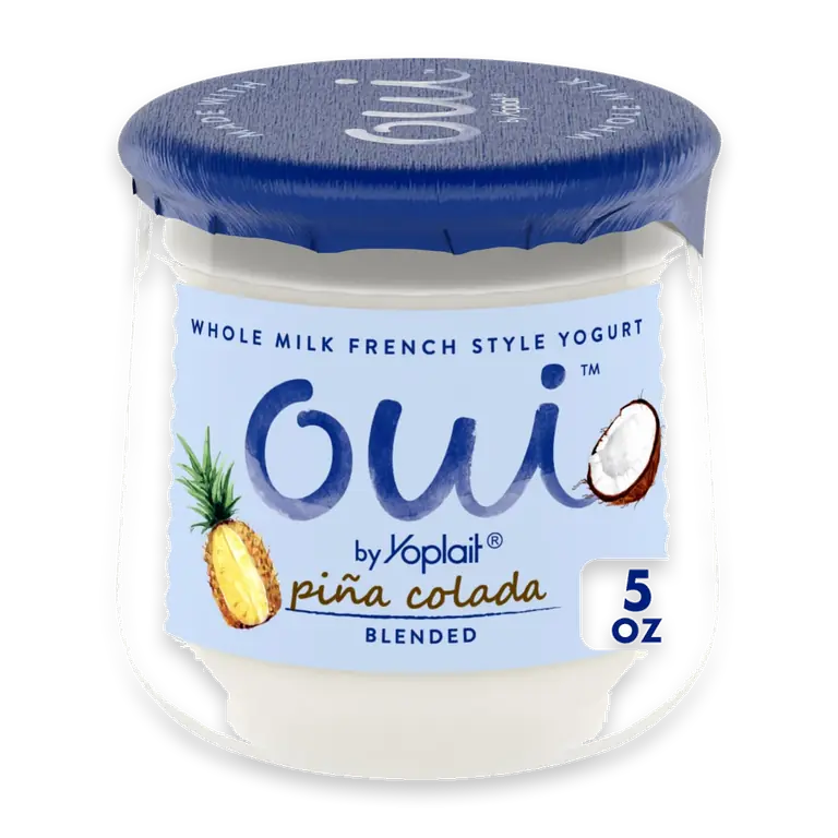 Pina Colada Whole Milk French Style Yogurt