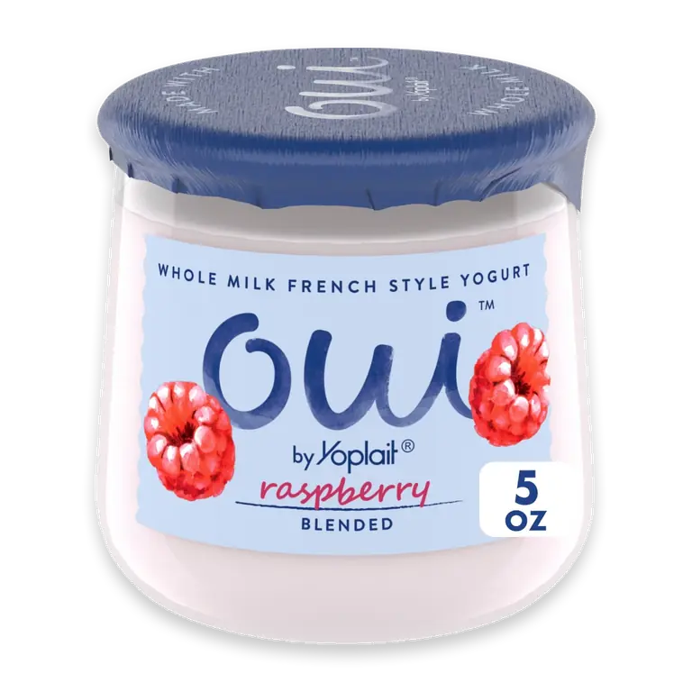 Raspberry Whole Milk French Style Yogurt Jar